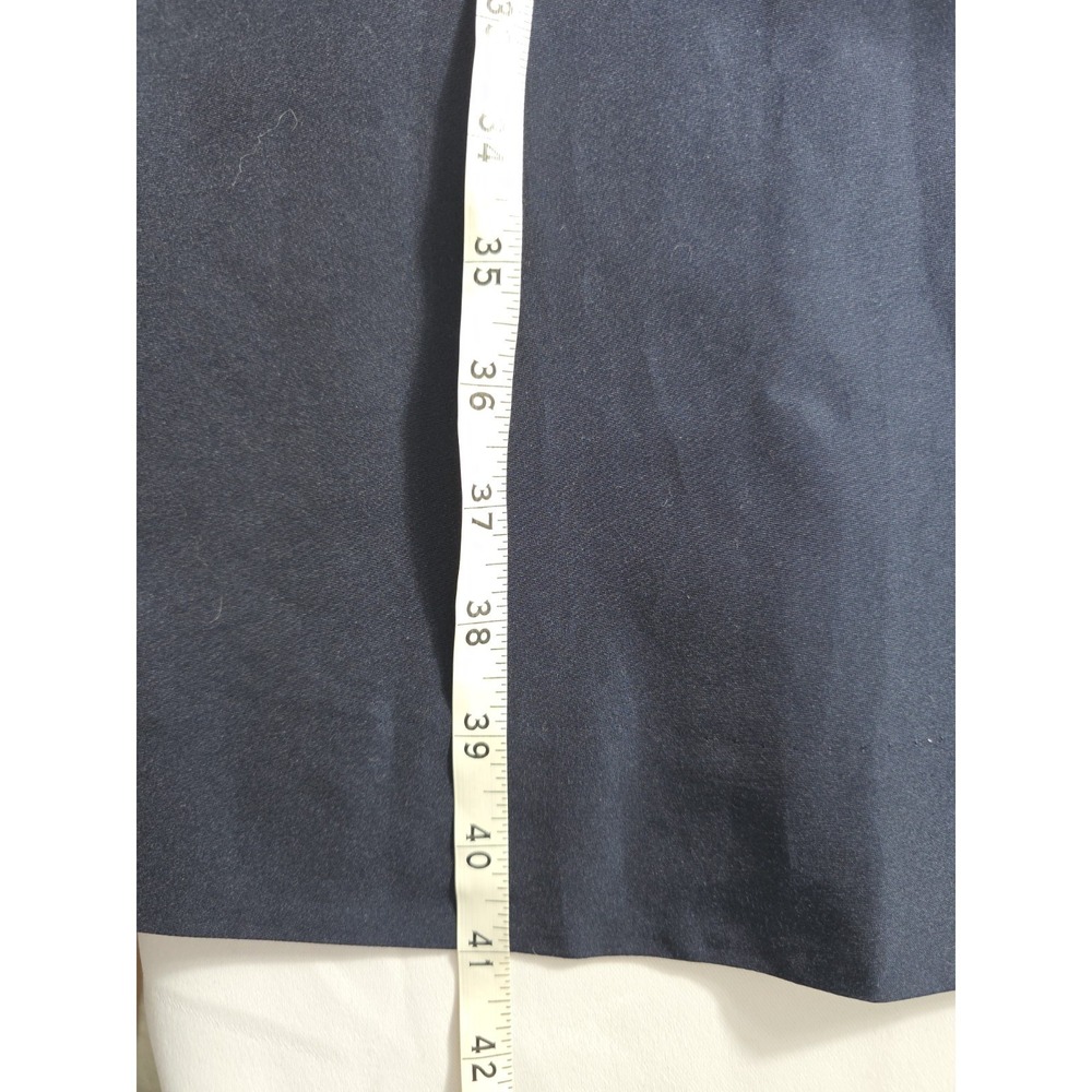 J.Crew Navy Dress Size 4 Silk Blend Corset Fit Flare NWT Elegant - Picture 8 of 11